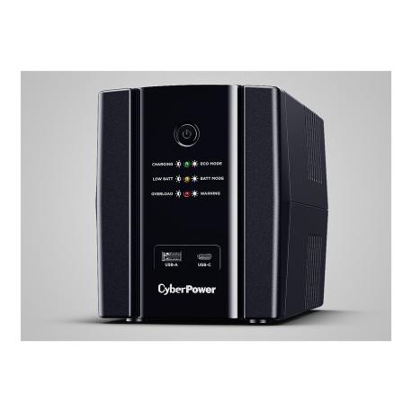 CyberPower UT Series UT2200EG - UPS - AC 230 V - 1320 Watt - 2200 VA - 1-phase - Ethernet 10 / 100 / 1000, USB - output connectors: 4 - black - 0