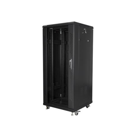 Lanberg | Rack cabinet 19" free-standing 27U/600x600 (flat pack) | FF01-6627-12B | Black - 0
