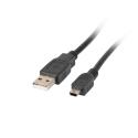 Lanberg - USB cable - USB (M) to mini-USB Type B (M) - USB 2.0 - 1.8 m - black