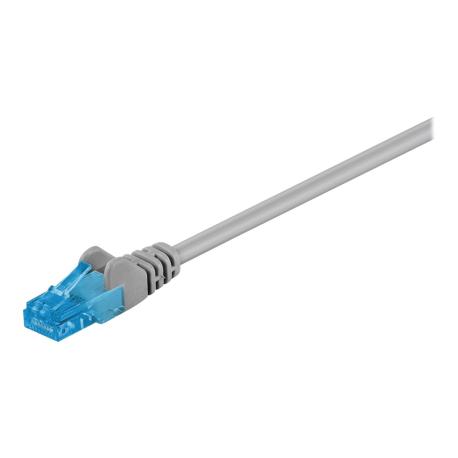 goobay - Patch cable - RJ-45 (M) to RJ-45 (M) - 3 m - UTP - CAT 6a - halogen-free, snagless, stranded - grey - 0