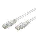 Goobay - Network cable - RJ-45 (M) to RJ-45 (M) - 5 m - UTP - CAT 6 - molded - white