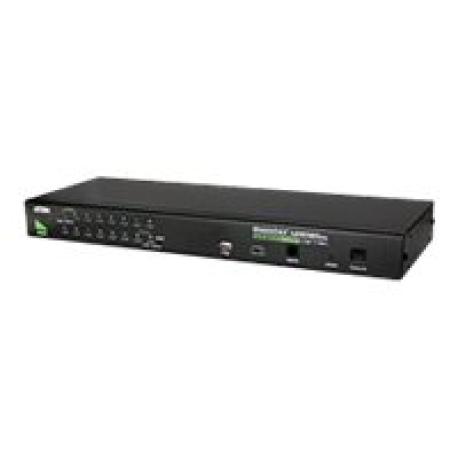 ATEN CS1716A - KVM switch - 16 x KVM port(s) - rack-mountable - DC power - 0