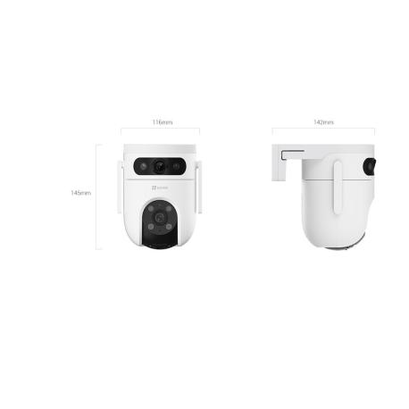 EZVIZ IP Camera CS-H9C (5MP+5MP) 4mm Color night vision,Human/Vehicle detection,Smart tracking iki 8m,Active defense,two way tal - 0