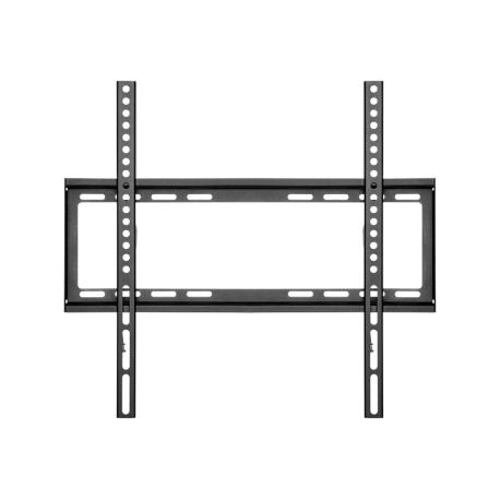 Goobay Basic - Mounting kit (fixed wall mount) - Large - for LCD display /  curved LCD display - steel - black - screen size: 32"-55" - 0