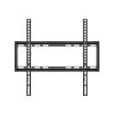 Goobay Basic - Mounting kit (fixed wall mount) - Large - for LCD display / curved LCD display - steel - black - screen size: 32"-55"