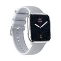 TelForceOne Myphone Watch Pastel - Silver - smart watch with strap - silicone - foggy day - wrist size: up to 215 mm - display 1.75" - 128 MB - Bluetooth - 37 g