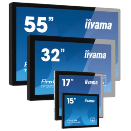 iiyama ProLite TF4339AS-B1AG - 43" Diagonal Class (42.5" viewable) LED-backlit LCD display - digital signage - with built-in media player and touchscreen (multi touch) - 4K UHD (2160p) 3840 x 2160 - black bezel with matte finish - 0