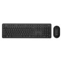 ASUS CW100 - Keyboard and mouse set - 100% - wireless - 2.4 GHz - QWERTY - Estonian - black