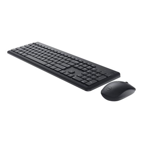 Dell Wireless Keyboard and Mouse KM3322W - Keyboard and mouse set - wireless - 2.4 GHz - QWERTY - Ukrainian - black - 0