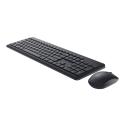 Dell Wireless Keyboard and Mouse KM3322W - Keyboard and mouse set - wireless - 2.4 GHz - QWERTY - Ukrainian - black