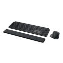 Logitech MX Keys S Combo - Keyboard and mouse set - backlit - wireless - Bluetooth LE - QWERTY - US International - key switch: Scissor-Key - graphite
