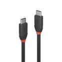 Lindy Black Line - USB cable - USB-C (M) to USB-C (M) - USB 3.1 - 3 A - 1.5 m - black