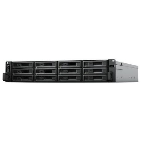 Synology SA6400 - NAS server - 12 bays - rack-mountable - RAID 0, 1, 5, 6, 10, JBOD, RAID F1 - RAM 32 GB - Gigabit Ethernet / 10 Gigabit Ethernet - iSCSI support - 2U - 0
