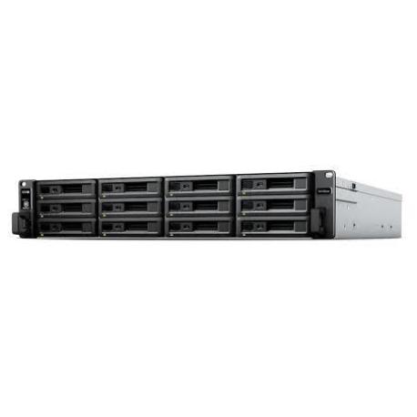 Synology RX1222sas Expansion Unit - Storage enclosure - 12 bays (SATA-600  /  SAS) - rack-mountable - 2U - 0