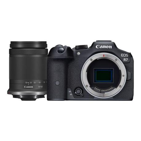 Canon EOS R7 - Digital camera - mirrorless - 32.5 MP - 4K  /  60 fps - 8.3x optical zoom RF-S 18-150mm F3.5-6.3 IS STM lens - Wi-Fi, Bluetooth - black - 0