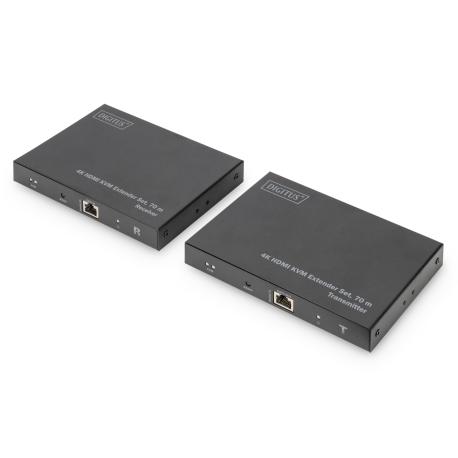 DIGITUS DS-55513 - Transmitter and receiver - KVM  /  USB extender - HDMI - over CAT 6 / 7 / 8 - up to 70 m - 0