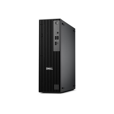 Dell Pro Slim QCS1250 - Slim desktop Core i3 i3-14100 / up to 4.7 GHz - RAM 8 GB - SSD 512 GB - NVMe - UHD Graphics 730 - Gigabit Ethernet - Ubuntu 24.04 LTS - monitor: none - black - with 3 Years ProSupport - 0