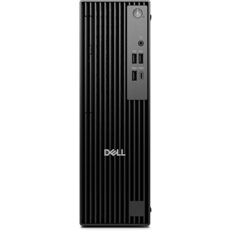 Dell Pro Slim QCS1255 - Slim desktop Ryzen 7 8700G  /  up to 5.1 GHz - RAM 16 GB - SSD 512 GB - NVMe - Radeon 780M - Gigabit Ethernet, Bluetooth, IEEE 802.11ax (Wi-Fi 6E) - Ubuntu 24.04 LTS - monitor: none - black - with 3 Years ProSupport - 0