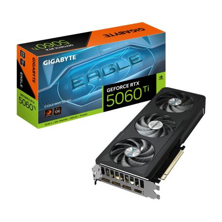 Gigabyte EAGLE MAX - OC Edition - graphics card - GeForce RTX 5060 Ti - 16 GB GDDR7 - PCI Express 5.0 - 3 x DisplayPort, HDMI - 0