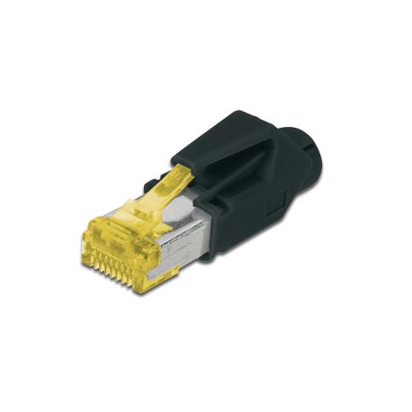 Digitus A-MO6A 8/8 HRS AT 6A modular RJ45 Plug, Hirose TM31 8P8C, shielded, for round cable, incl. hood - 0
