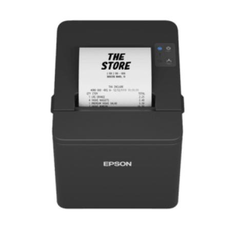 Epson TM T20IV (102) - Receipt printer - thermal line - Roll (7.95 cm) - 203 x 203 dpi - up to 250 mm/sec - USB, serial, LAN - cutter - partial-cut cutter - black - 0