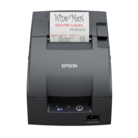 Epson TM U220IIB (101) - Receipt printer - two-colour (monochrome) - dot-matrix - Roll (7.6cm) - 16 cpi - 9 pin - up to 8.8 lines / sec - serial - cutter - cool white - 0