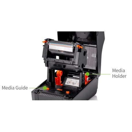 BIXOLON XD5-40t - Label printer - direct thermal  /  thermal transfer - Roll (11.8 cm) - 203 dpi - up to 152 mm / sec - USB, LAN, serial, Wi-Fi(n), USB host - 2