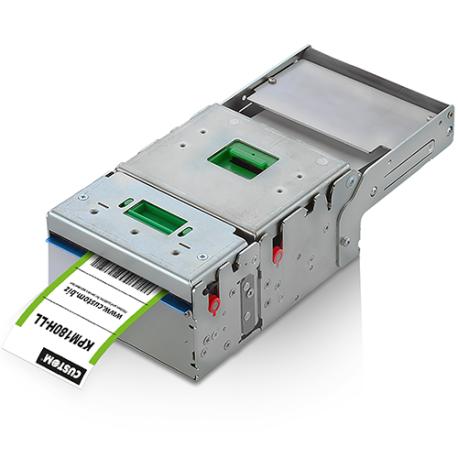 Custom KPM180H - Receipt printer - direct thermal - Roll (8.25 cm) - 200 dpi - up to 200 mm / sec - USB, LAN, RS232 - cutter - 1