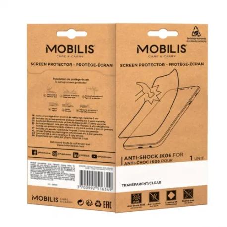 Mobilis - Screen protector for handheld - unbreakable, anti-shock, IK06 - clear - for Zebra TC22, TC27 - 0
