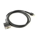 Zebra - Serial cable - DB-9 (F) to DB-9 (F) - 2 m