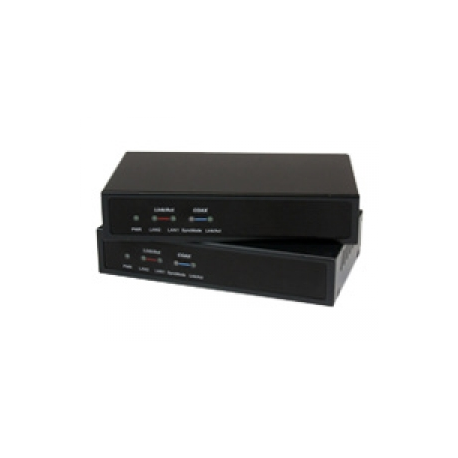 StarTech.com Gigabit Ethernet over Network Extender Kit - 2.4km IP to Coax Converter - RJ45 LAN Ethernet to RG6 Coax Internet Adapter Kit (EOC1110K) - Short-haul modem - GigE - 10Base-T, 100Base-TX, 1000Base-T, Coax - RJ-45  /  F connector - up to 2.4 km - for P / N: EOC1110R, SVA12M2NEUA, SVA12M5NA - 0