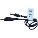 Zebra HS2100 - Headset cable - mini jack male to mini jack male - 1.1 m - for Zebra TC70, TC72, TC75, TC77, TC8000, TC8000 Premium, TC8000 Standard