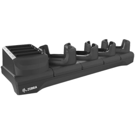 Zebra - Handheld / battery charging cradle - multi-slot cradles, without rugged boots - output connectors: 1 - for Zebra TC53, TC58 - 0