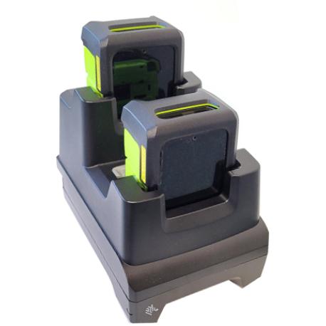 Zebra 2-slot Charge-only Cradle - Wrist mount charging cradle - for Zebra WS50 - 0