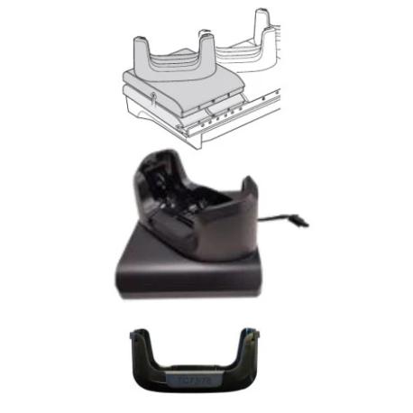 Zebra - Handheld charging cradle - replacement ethernet, device with a rugged boot - output connectors: 1 - 0