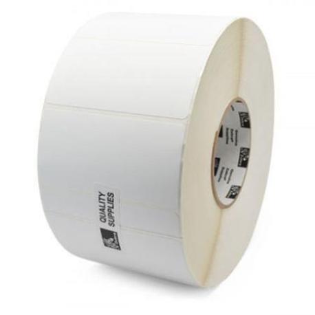 Zebra Direct 1100 - Matte - permanent rubber adhesive - perforated - white - 50.8 x 76.2 mm 16440 pcs. (12 roll(s) x 1370) paper - for LP 2642, 2742; Zebra GX420; GK Series GK420; G-Series GC420; LP 2844; TLP 2844, 3742, 38XX - 1