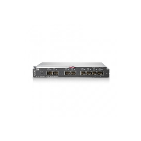 HPE Virtual Connect FlexFabric 10Gb / 24-Port Module - Switch - 16 x 10Gb Ethernet (backplane) + 4 x 10Gb Ethernet / 8Gb Fibre Channel SFP+ + 4 x 10Gb Ethernet SFP+ - plug-in module - for BLc3000 Enclosure; Integrity BL860c i4; ProLiant BL2x220c G6, BL465c G6, BL495c G6 - 0