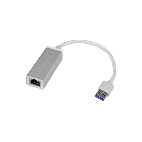 StarTech.com USB 3.0 to Gigabit Ethernet Adapter - 10 / 100 / 1000 NIC Network Adapter - USB 3.0 Laptop to RJ45 LAN (USB31000S) - Network adapter - USB 3.0 - Gigabit Ethernet - black - 1
