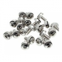 StarTech.com M5 Mounting Screws for Server Racks and Cabinets - 50 Pack - Screw kit (pack of 50) - CABSCREWS - Screw kit (pack of 50) - for P / N: RACK-18U-20-WALL-OA, RACK-21U-20-WALL-OA, RACK-24U-20-WALL-OA, SHELF-2U-20-CENTER-V