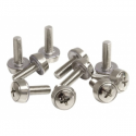 StarTech.com M5 Mounting Screws and Cage Nuts for Server Rack Cabinet - Pack of 50 Server Rack Screws (CABSCREWM5) - Rack screws and nuts (pack of 50) - for P / N: RACK-18U-20-WALL-OA, RACK-21U-20-WALL-OA, RACK-24U-20-WALL-OA, SHELF-2U-20-CENTER-V