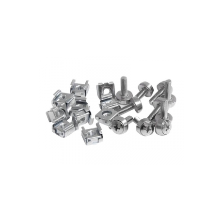 StarTech.com M5 Mounting Screws and Cage Nuts for Server Rack Cabinet - Pack of 100 Server Rack Screws (CABSCREWM52) - Rack screws and nuts (pack of 100) - for P / N: RACK-18U-20-WALL-OA, RACK-21U-20-WALL-OA, RACK-24U-20-WALL-OA, SHELF-2U-20-CENTER-V - 2