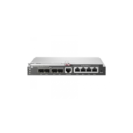 HPE 6125G / XG Ethernet Blade Switch - Switch - Managed - 4 x 10 / 100 / 1000 + 4 x Gigabit SFP / 10 Gigabit SFP+ - plug-in module - for ProLiant c3000 - 1