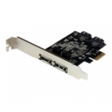 StarTech.com 2 Port PCI Express SATA 6 Gbps eSATA Controller Card - Dual Port PCIe SATA III Card - 2 Int / 2 Ext - SATA III 6Gbps (PEXESAT322I) - Storage controller - 2 Channel - SATA 6Gb / s  /  eSATA 6Gb / s - low profile - PCIe x1 - for P / N: S251SMU33EP, S3520BU33ER, S355BU33ERM, ST521PMINT