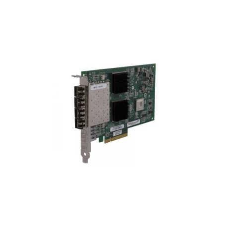 HPE StoreFabric 84Q - Host bus adapter - PCIe 2.0 x4  /  PCIe x8 low profile - 8Gb Fibre Channel x 4 - 0