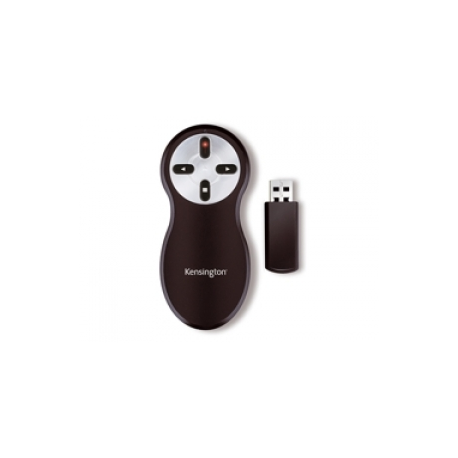 Kensington Si600 Wireless Presenter with Laser Pointer - Presentation remote control - 4 buttons - RF - black - 0