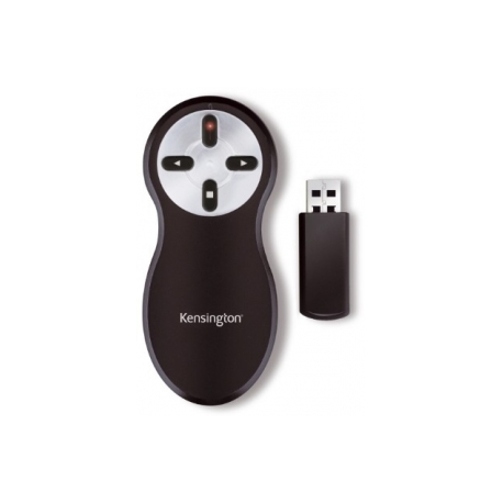 Kensington Si600 Wireless Presenter with Laser Pointer - Presentation remote control - 4 buttons - RF - black - 2
