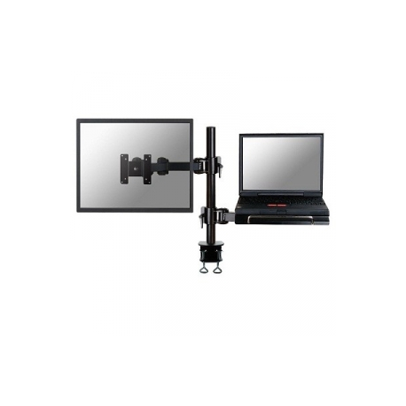 Neomounts by Newstar FPMA-D960NOTEBOOK - Mounting kit - for LCD display  /  notebook (full-motion) - black - screen size: 10"-27" - clamp mountable, desk-mountable - 0