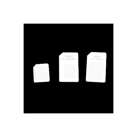 LogiLink Dual SIM Card Adapter - SIM card adapters kit - 0