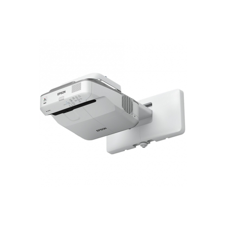 Epson EB-695Wi - 3LCD projector - 3500 lumens (white) - 3500 lumens (colour) - WXGA (1280 x 800) - 16:10 - 720p - LAN - grey, white - 0