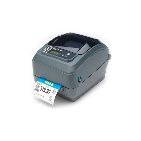 Zebra GX420t - Label printer - direct thermal  /  thermal transfer - Roll (10.8cm) - 203 dpi - up to 152 mm / sec - parallel, USB, serial - cutter - 0